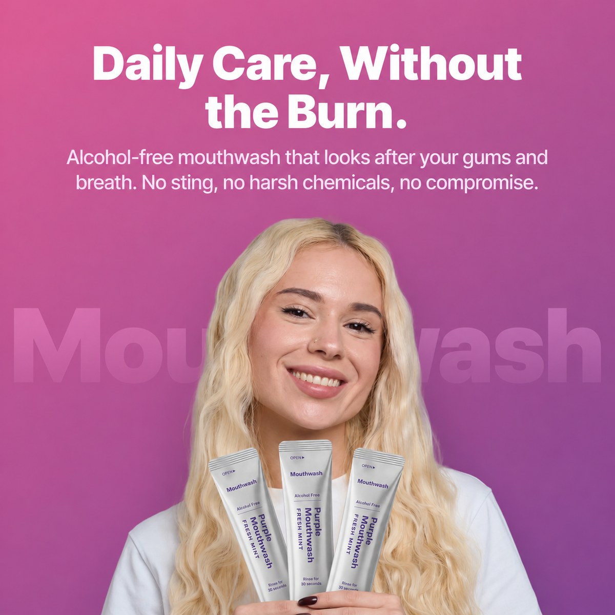 ✨Instant Brightening Purple Mouthwash
