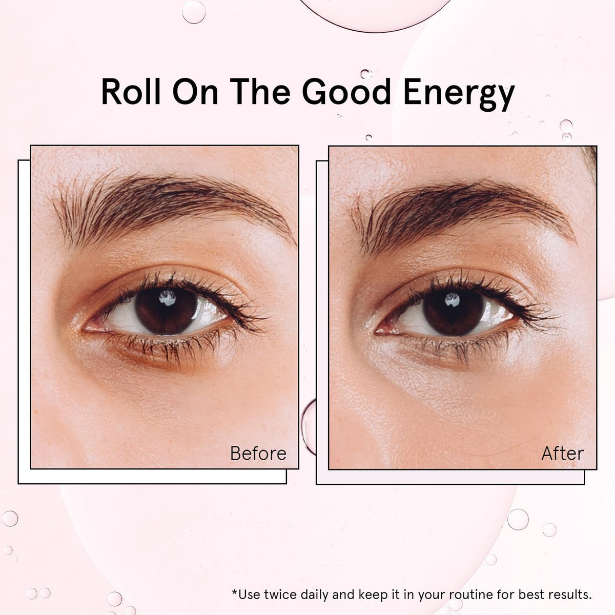 Under Eye Brightener with Rose Quartz Rollerball